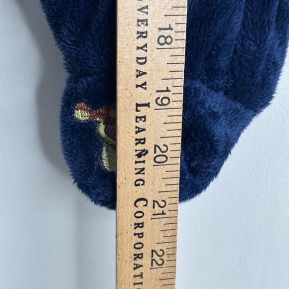 Disney Winnie the Pooh Embroidered Baby Bunting 3M Tigger Hood Ears Velour Plush - Picture 11 of 14